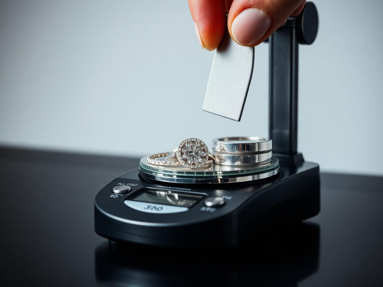 Nauwkeurig wegen van zilveren munten — taxatie Huizen en het Gooi